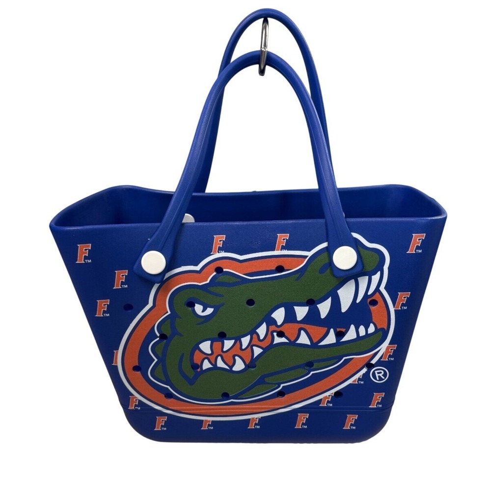 FOCO Florida Gators Rubber Tote Bag Blue NCAA Beach Tailgate Bag New